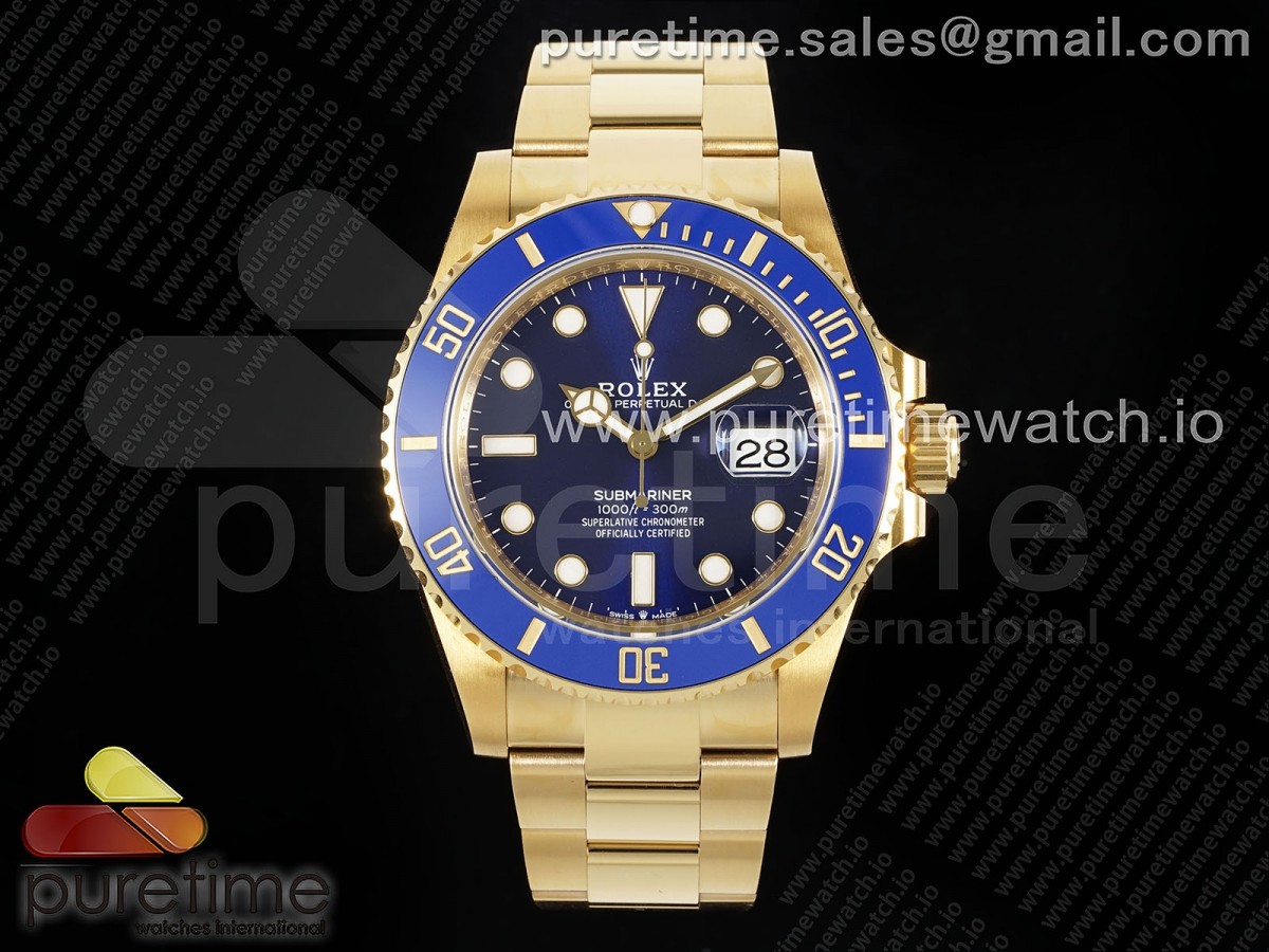 [VSF] Rolex Submariner 41mm 126618 LB YG Blue Ceramic 904L Steel VS3235