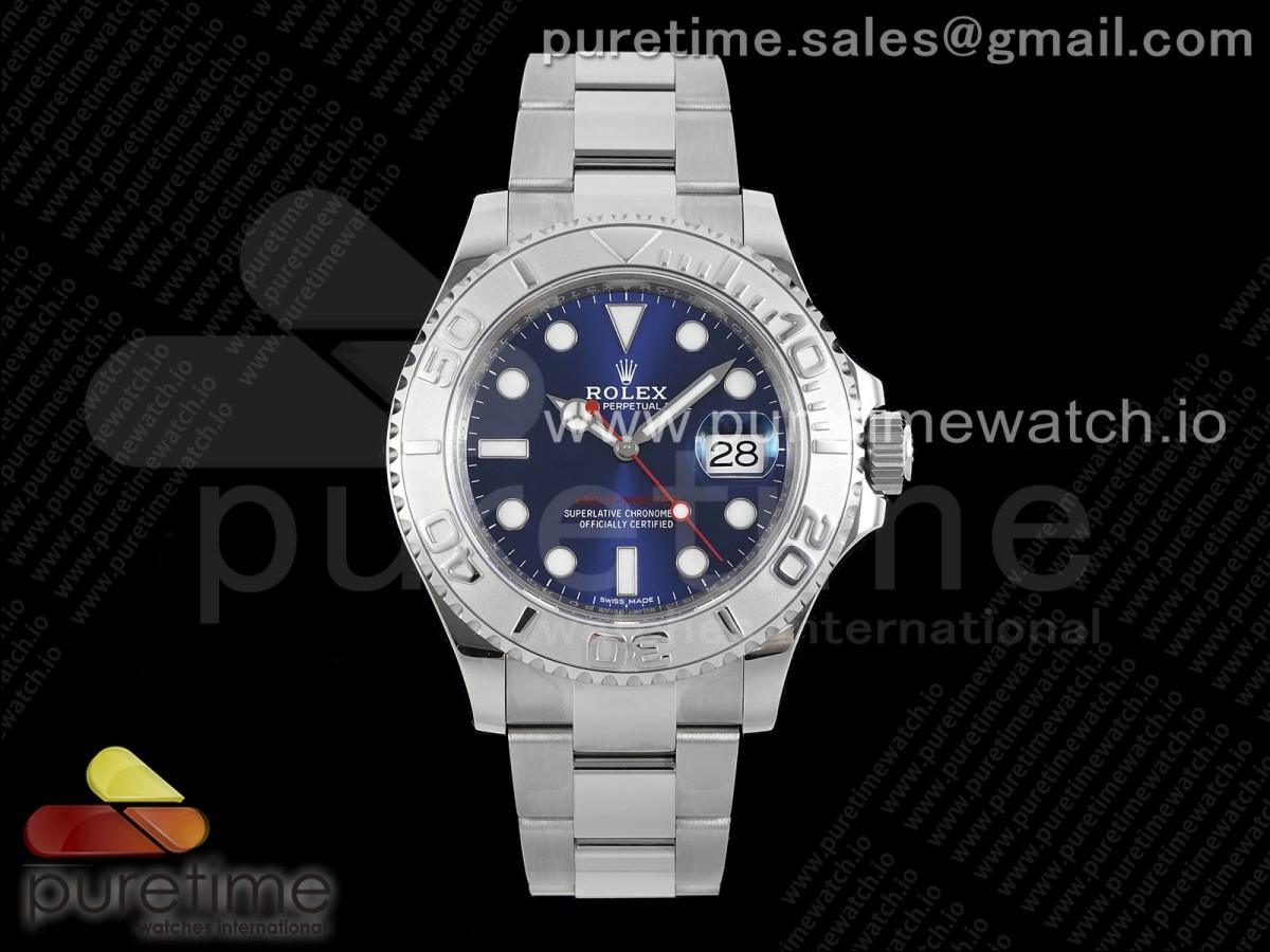 [VSF] Rolex Yacht-Master 116622 904L Steel Blue Dial on SS Bracelet VS3135