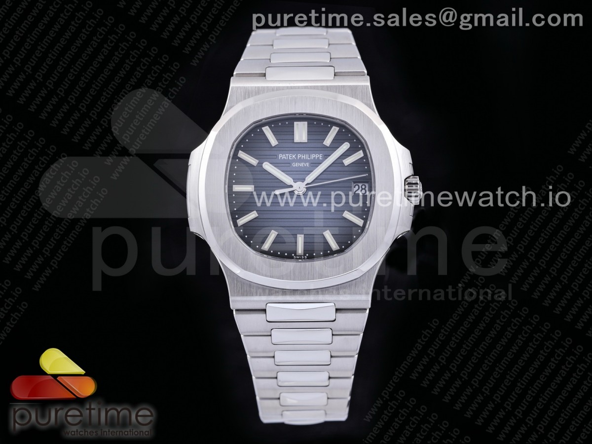 [PPF] Patek Philippe Nautilus 5711/1A Blue Textured Dial on SS Bracelet 324CS V5