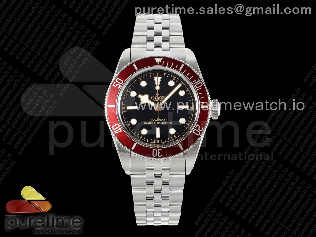 [ZF] Tudor Heritage Black Bay Red Bezel on SS Jubilee Bracelet A2824