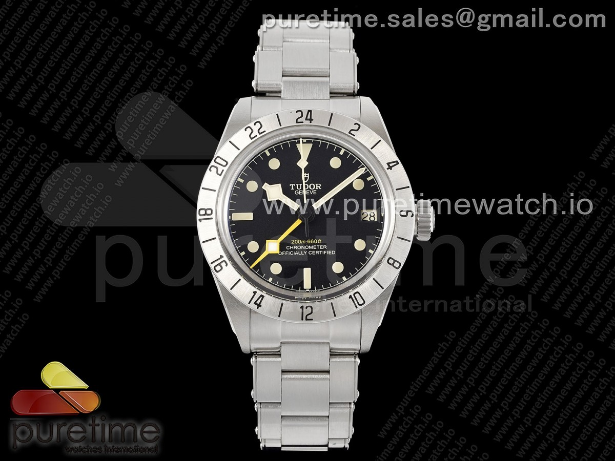 [ZF] Tudor Black Bay GMT SS Bezel Black Dial on SS Bracelet A2836