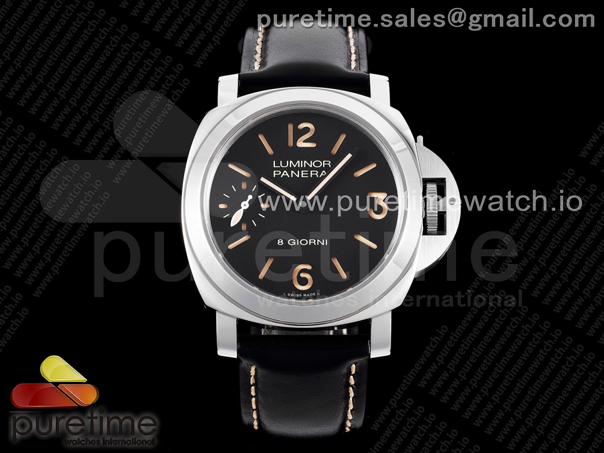 [HWF] Panerai PAM914 SS on Black Leather Strap Strap A6497