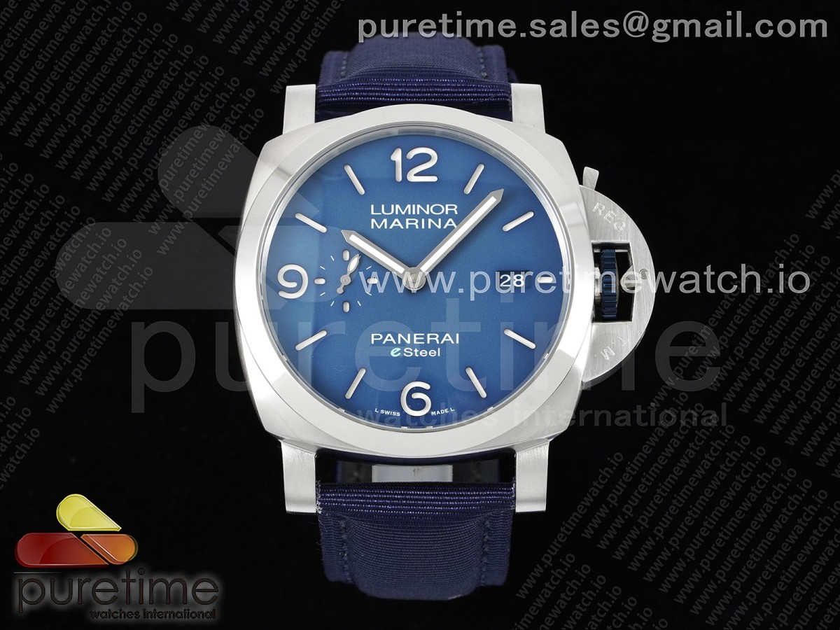 [TTF] Panerai PAM1157 W on Blue Nylon Strap P9010