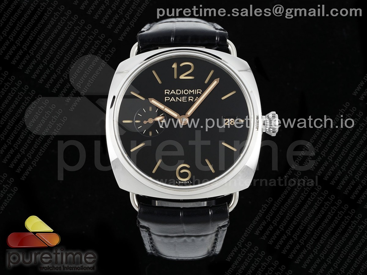 [VSF] Panerai PAM1294 Radiomir 40mm Black Dial on Black Leather Strap P900