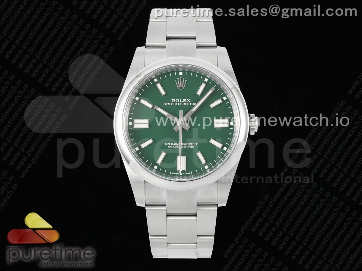 [Clean] Rolex Oyster Perpetual 124300 41mm 904L Steel Green Dial VR3230