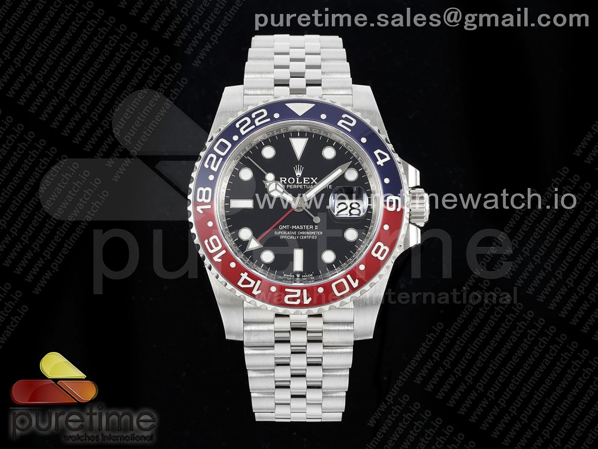 [Clean] Rolex GMT-Master II 126710 BLRO Blue/Red Ceramic on Jubilee Bracelet DD3285 CHS V3