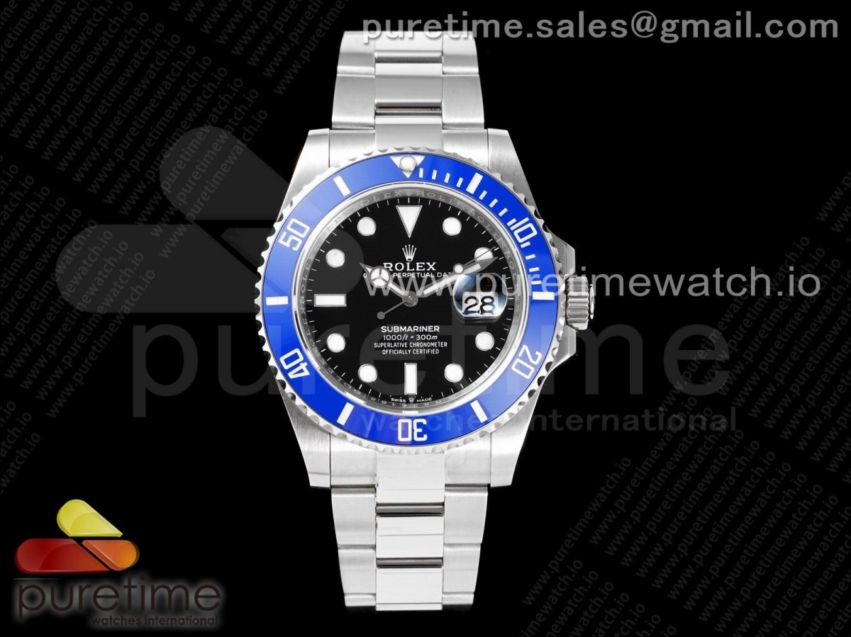 [EWF] Rolex Submariner 41mm 126619 LB Blue Ceramic Black Dial on SS Bracelet A3235