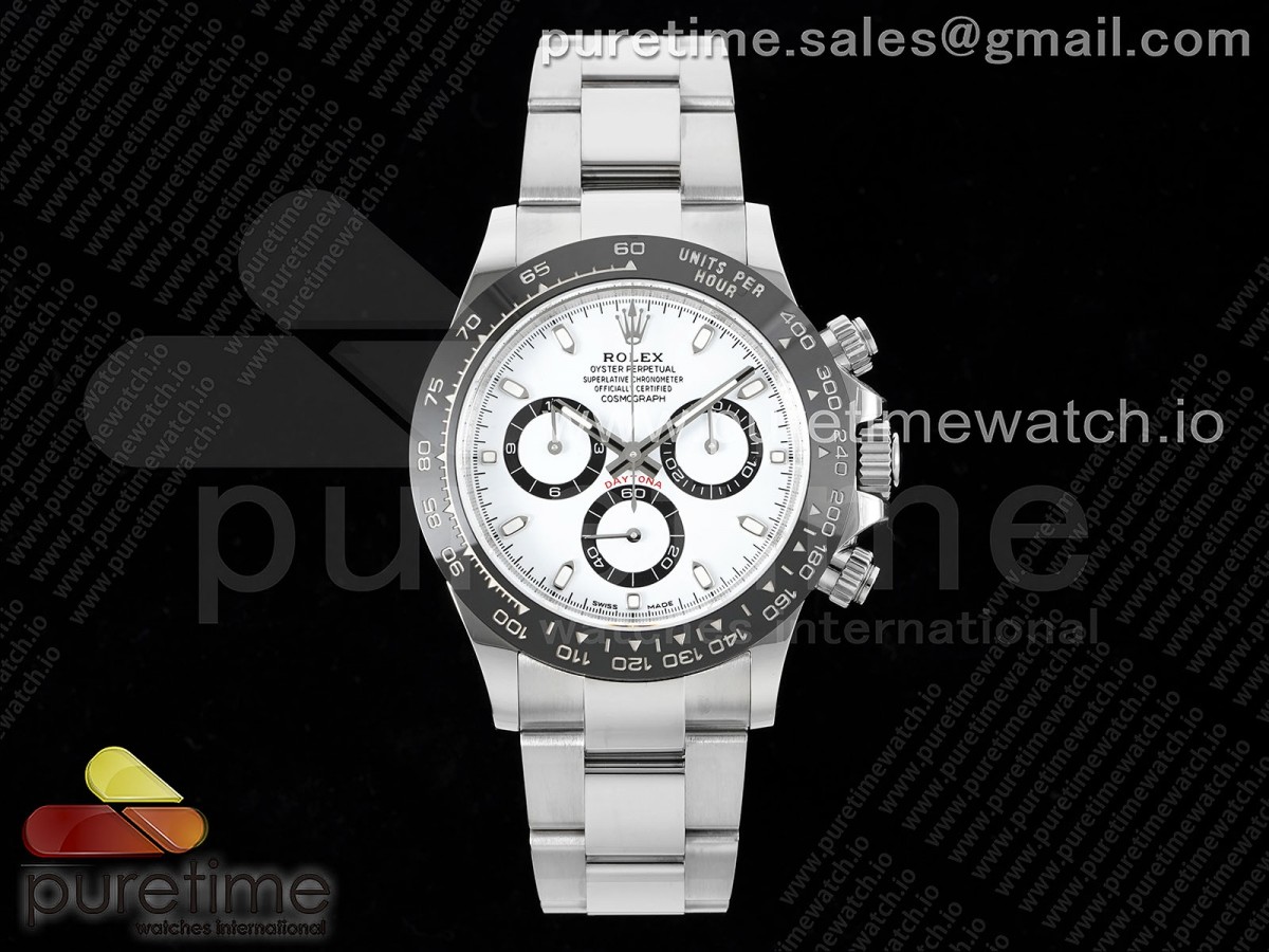 [BTF] Rolex Daytona 116500 904L SS Case and Bracelet White Dial SA4130