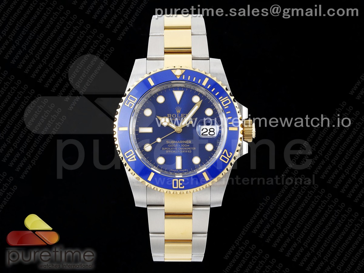 [Clean] Rolex Submariner 116613 LB Blue Ceramic 904L SS Case and Bracelet VR3135