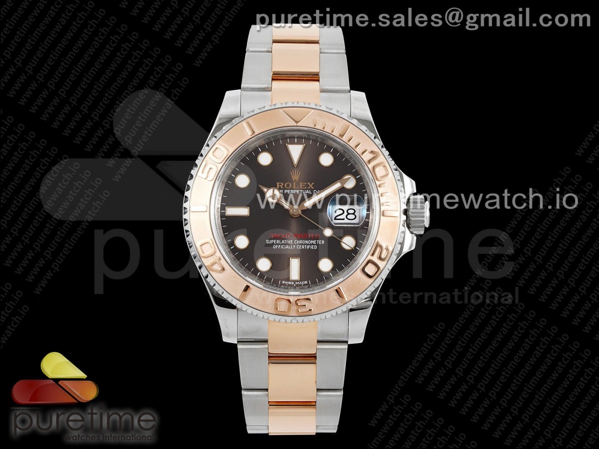 [VSF] Rolex Yacht-Master 116623 904L Steel Brown Dial on SS/RG Bracelet VS3135