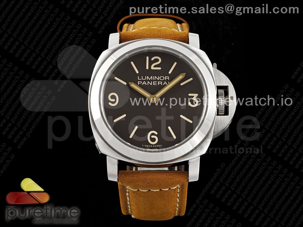 [HWF] Panerai PAM390 N Brown Dial on Brown Leather Strap A6497