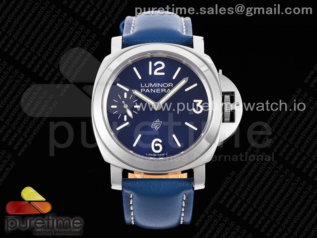 [HWF] Panerai PAM1085 SS on Blue Leather Strap A6497