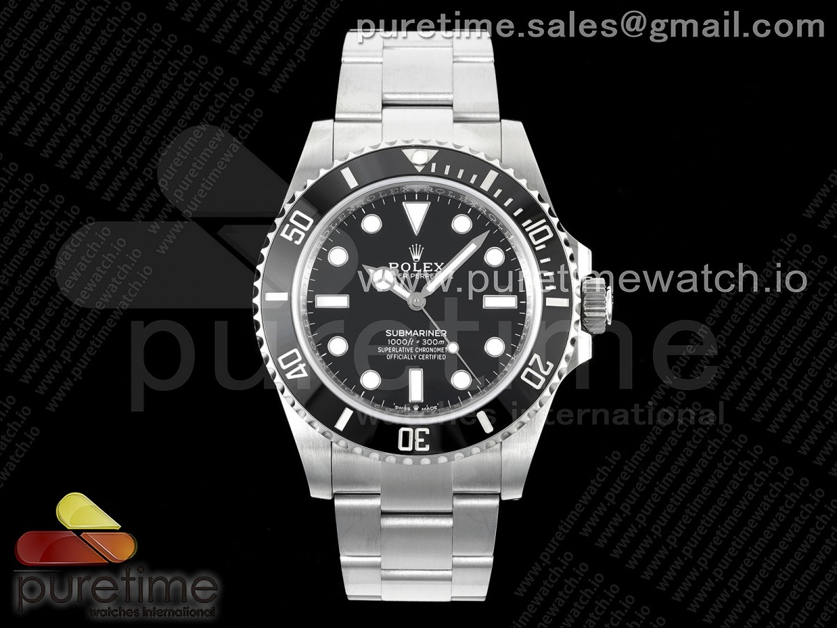 [Clean] Rolex Submariner 41mm 124060 No Date 904L Steel VR3230