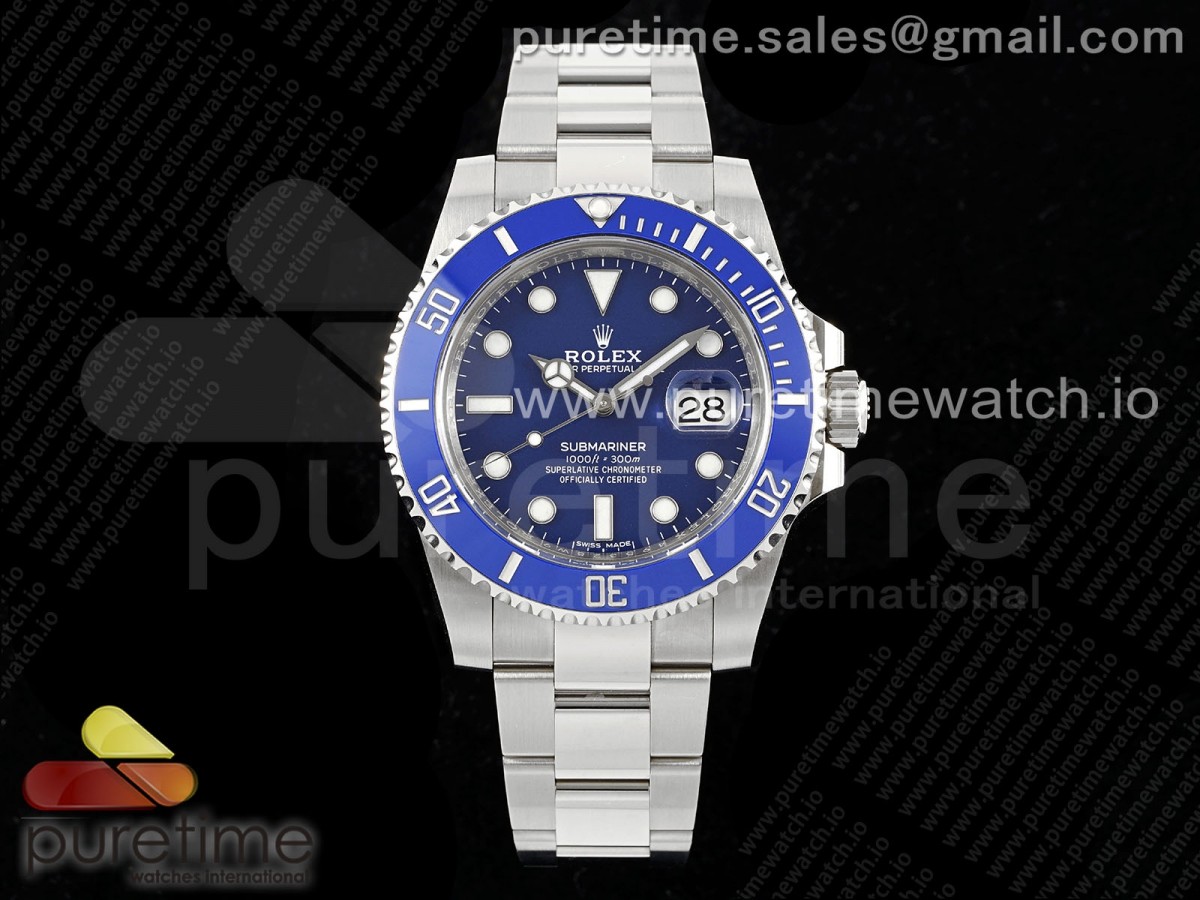 [Clean] Rolex Submariner 40mm 116619 LB Blue Ceramic 904L Steel VS3135