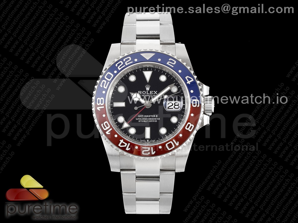 [Clean] Rolex GMT-Master II 126710 BLRO Blue/Red Ceramic on Oyster Bracelet DD3285 CHS V3