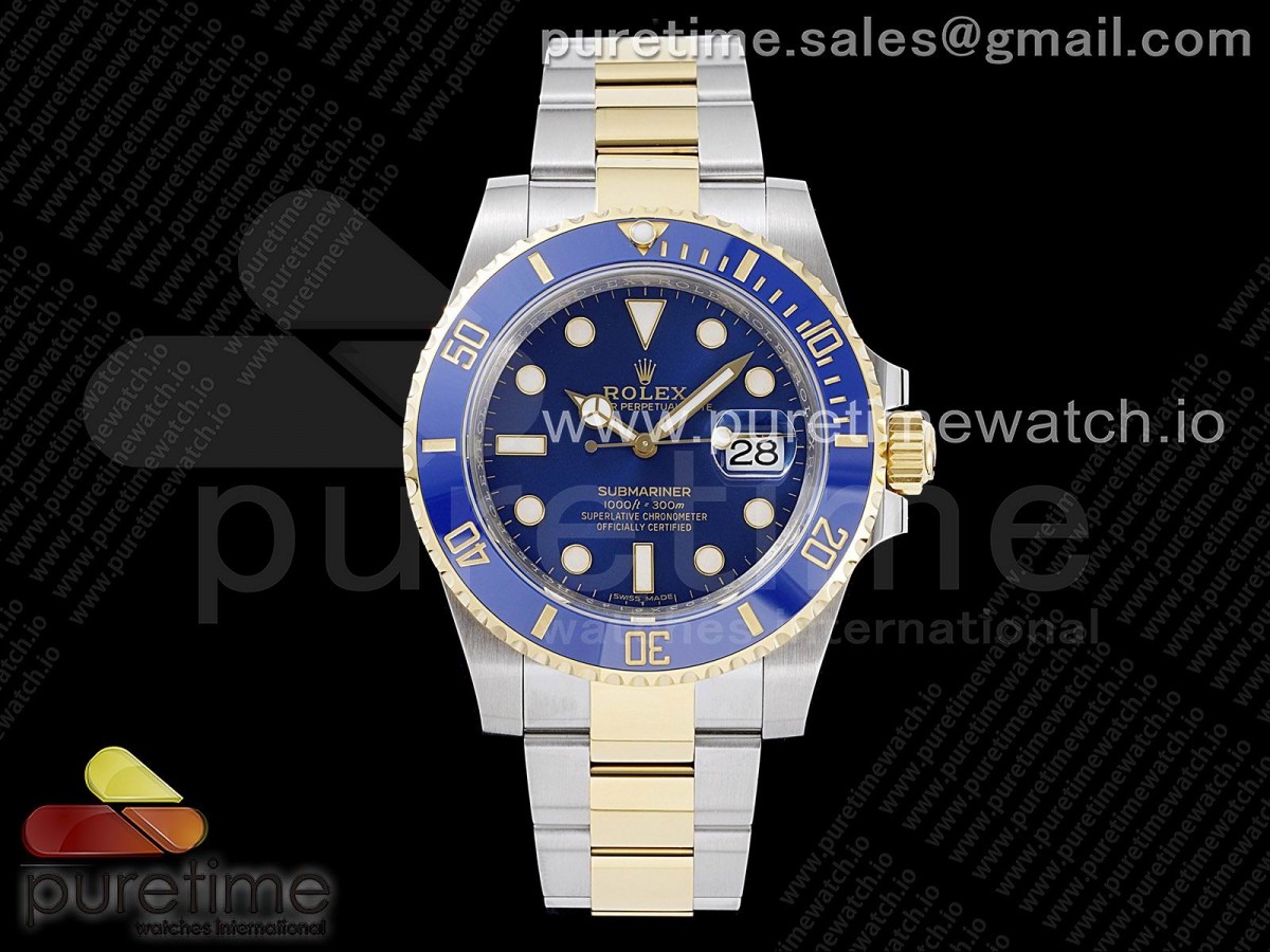 [VSF] Rolex Submariner 116613LB Blue Ceramic 904L Steel/YG Blue Dial VS3135