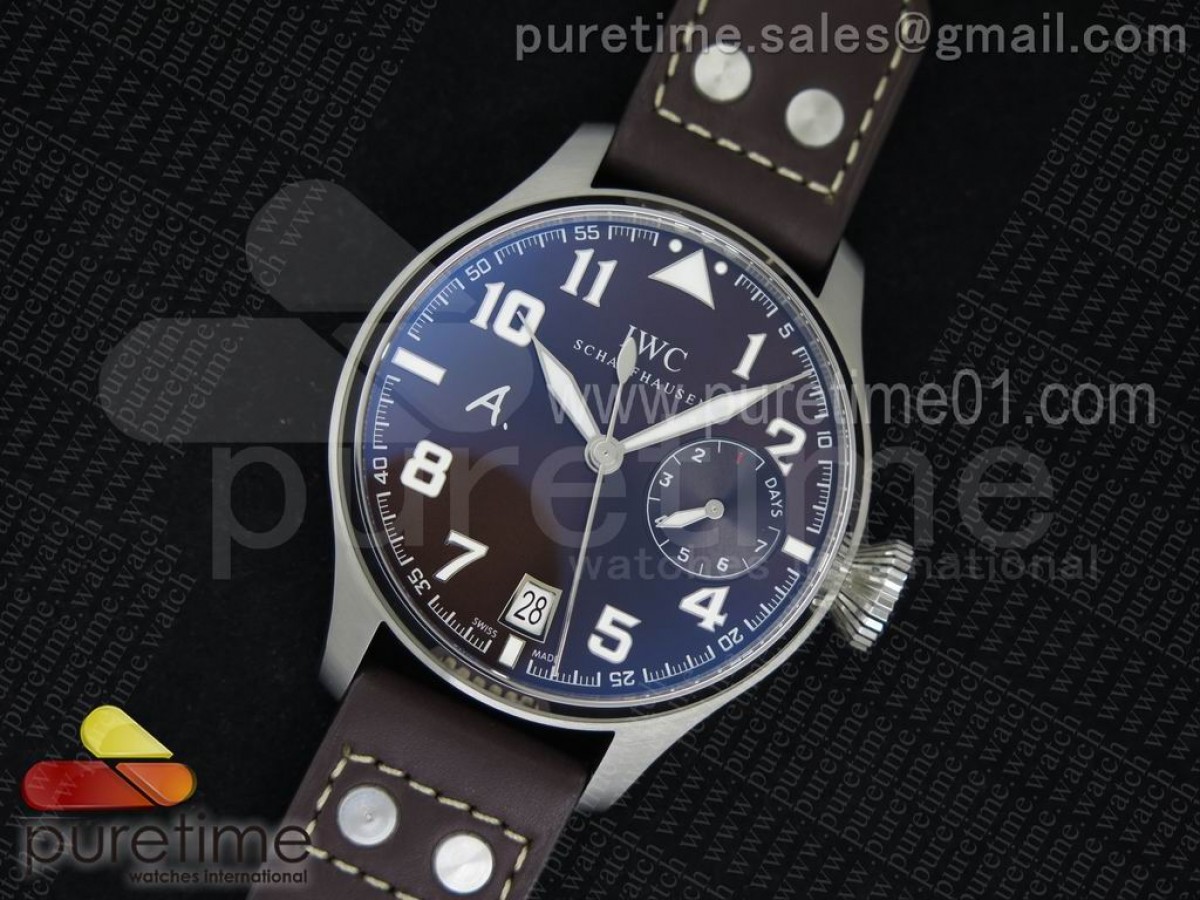 [ZF] IWC Big Pilot Real PR IW500422 Aviation Pioneer Special Edition on Brown Leather Strap A51111