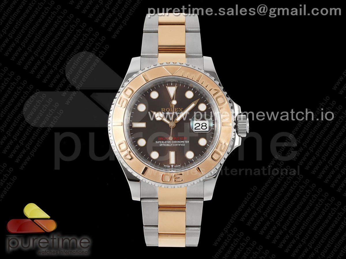 [VSF] Rolex Yacht-Master 126621 SS/RG 904L Steel Brown Dial on SS/RG Bracelet VS3235