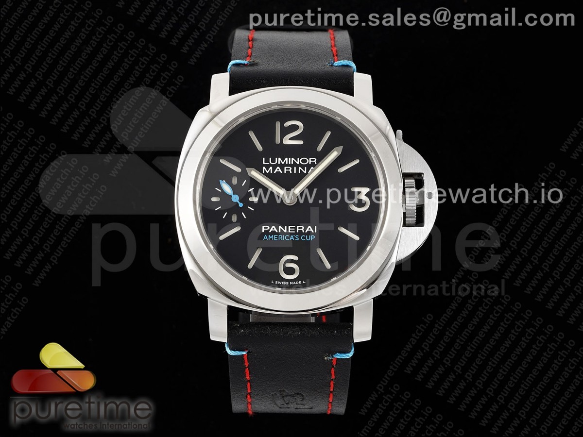 [HWF] Panerai PAM724 S Oracle Team USA on Black Leather Strap A6497