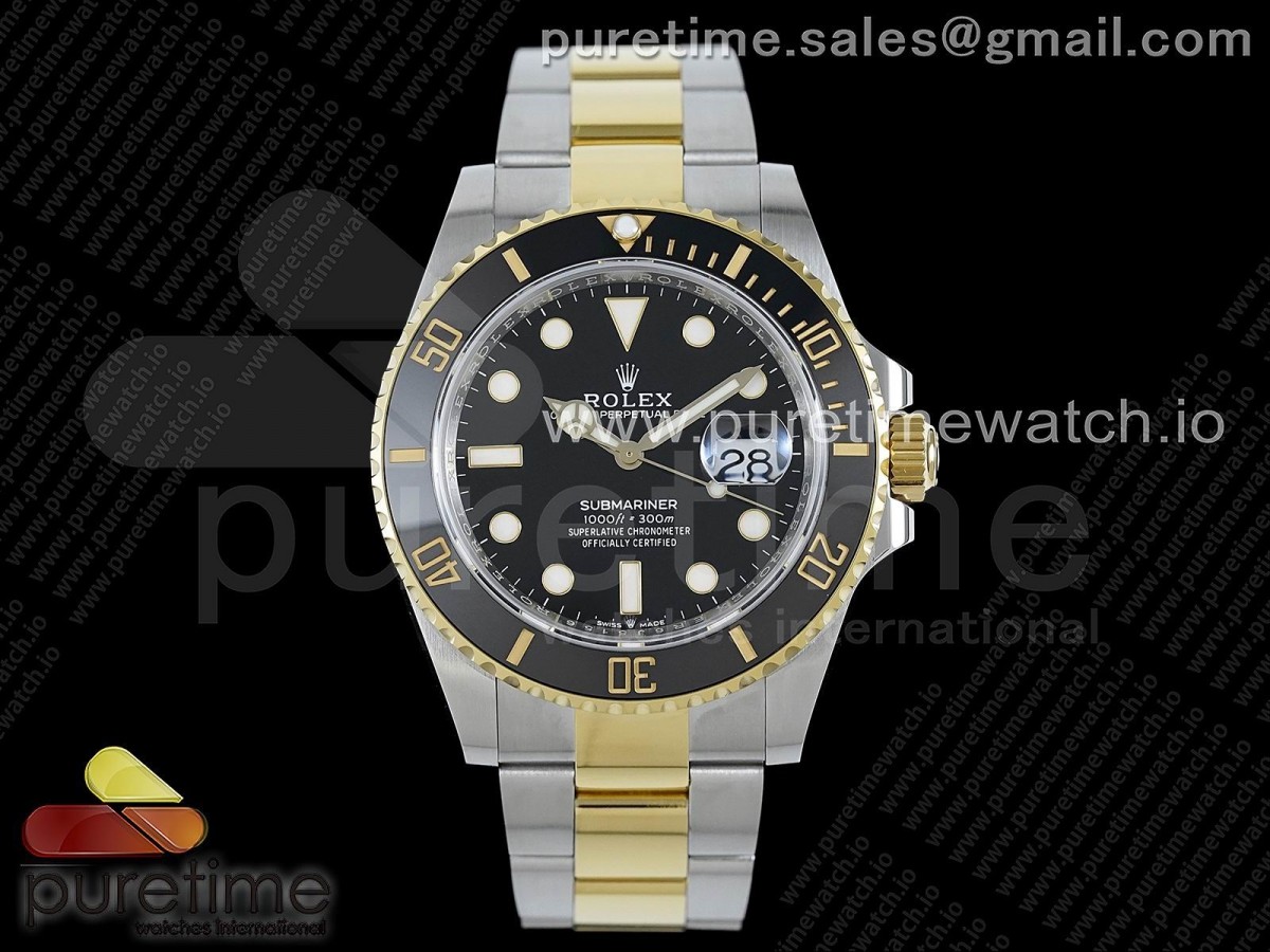 [EWF] Rolex Submariner 41mm 126613 LN SS/YG Black Dial on SS/YG Bracelet A3235