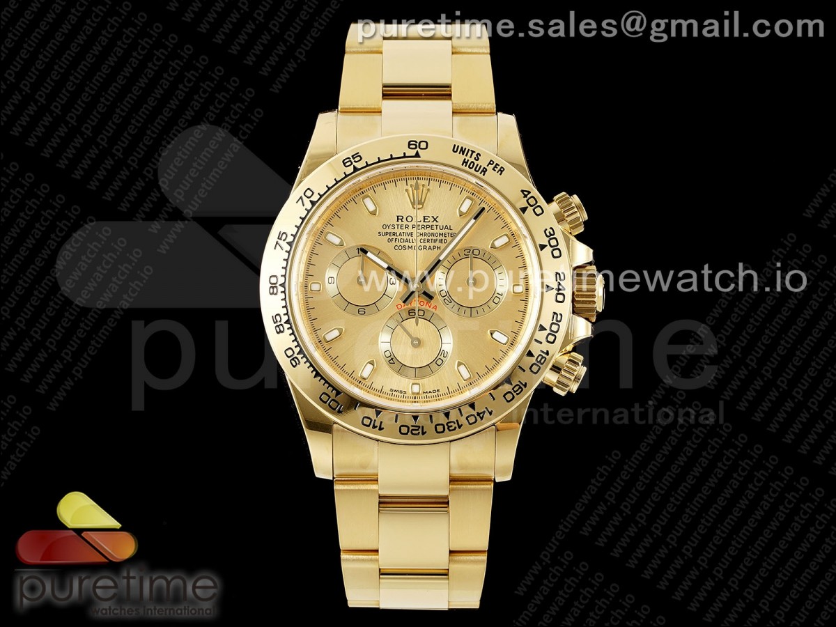 [BTF] Rolex Daytona 116508 YG Dial on YG Bracelet SA4130