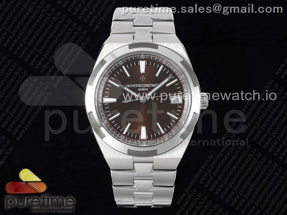 [ZF] Vacheron Constantin Overseas 4500V SS Brown Dial on SS Bracelet A5100