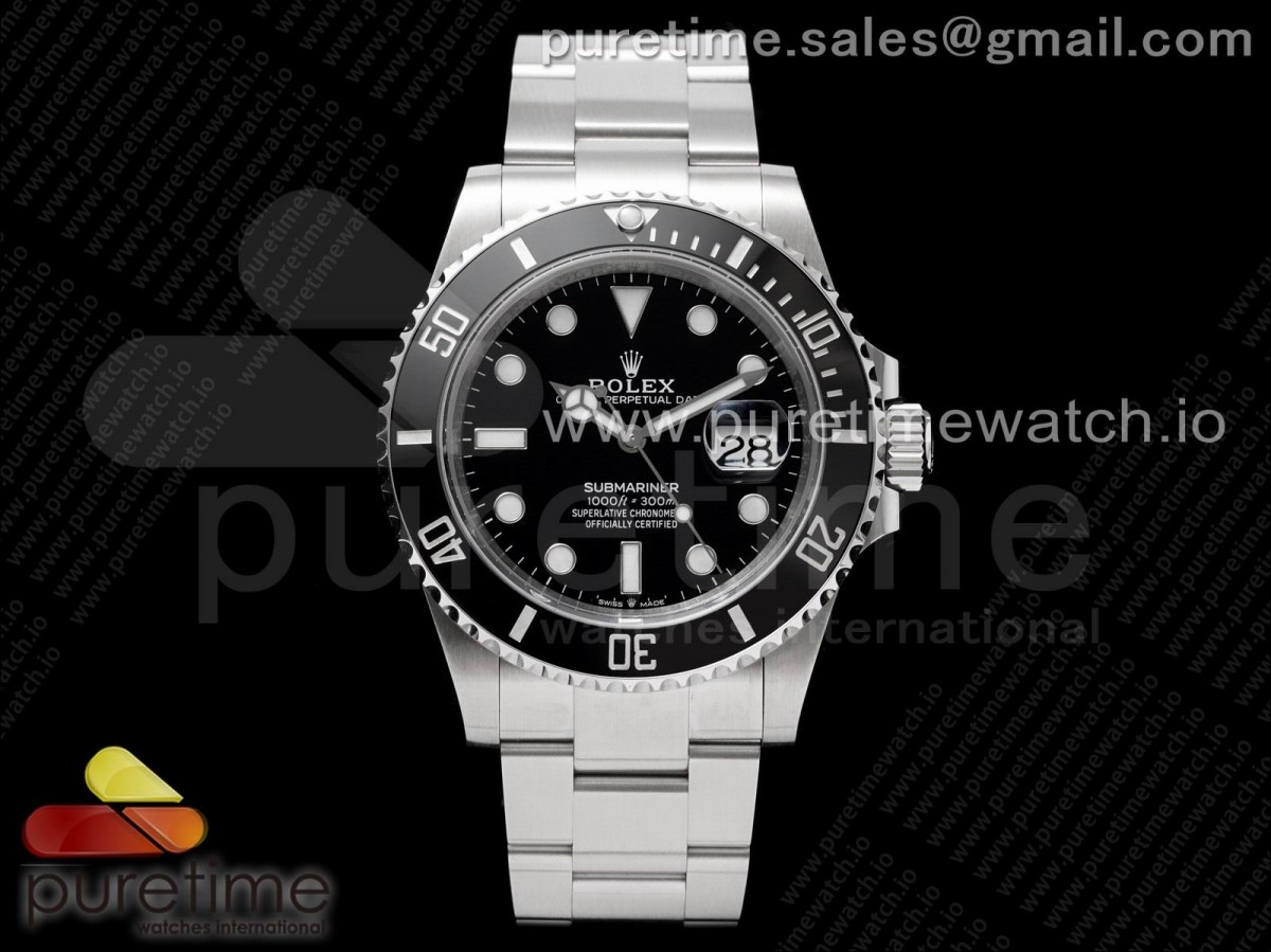 [VSF] Rolex Submariner 41mm 126610 LN Black Ceramic 904L Steel VS3235