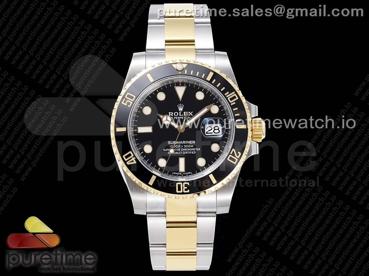 [VSF] Rolex Submariner 116613 LN SS/YG Black Ceramic 904L Steel VS3135