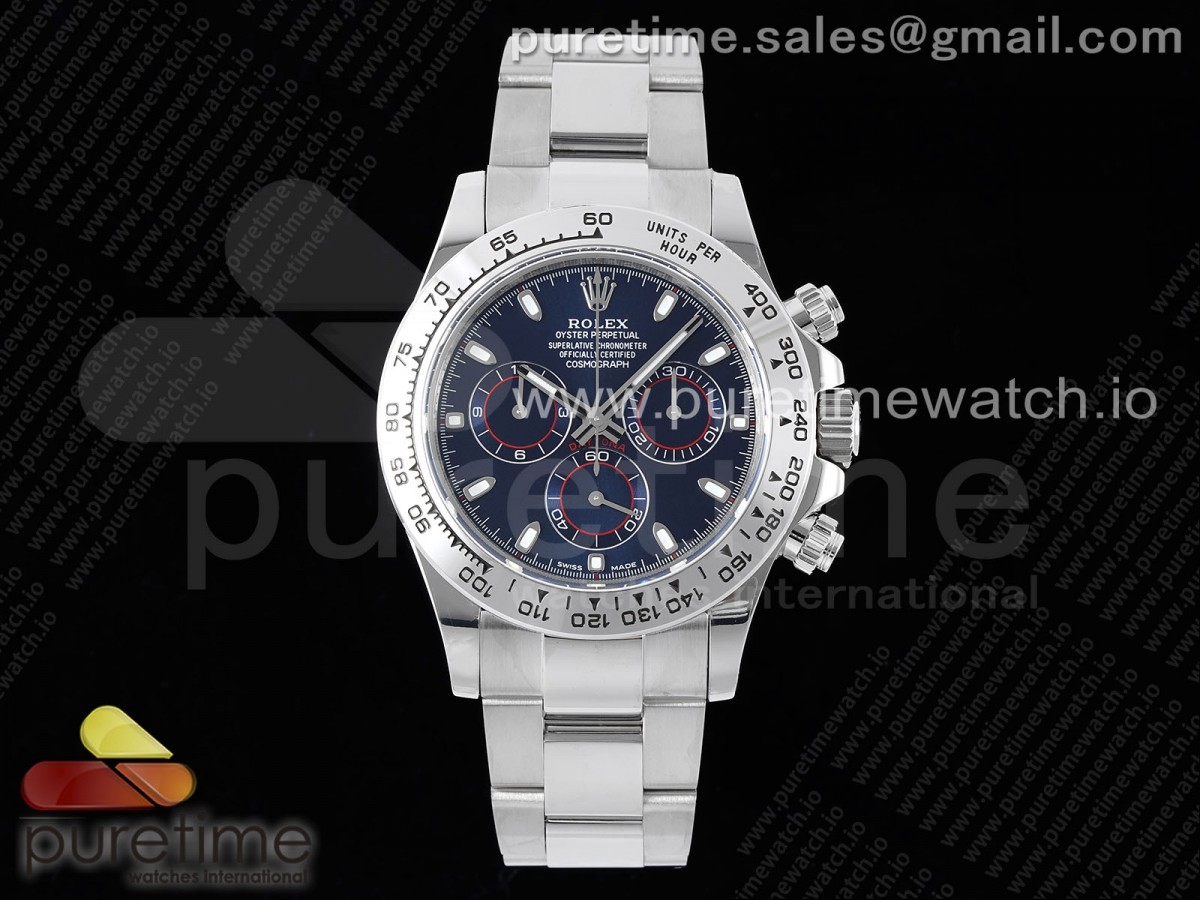 [QF] Rolex Daytona 116509 Blue Dial on SS Bracelet SA4130 V2