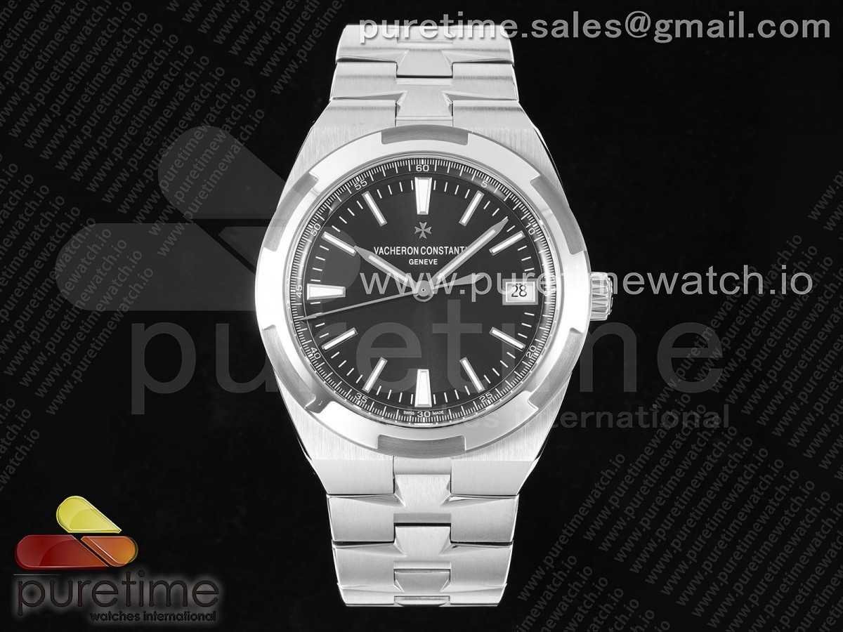 [ZF] Vacheron Constantin Overseas 4500V SS Black Dial on SS Bracelet A5100