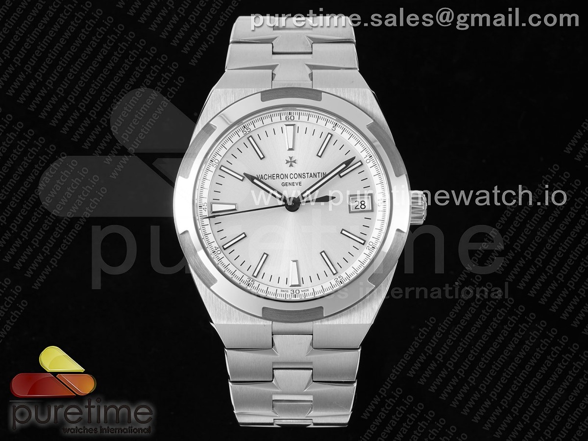 [ZF] Vacheron Constantin Overseas 4500V SS Silver Dial on SS Bracelet A5100