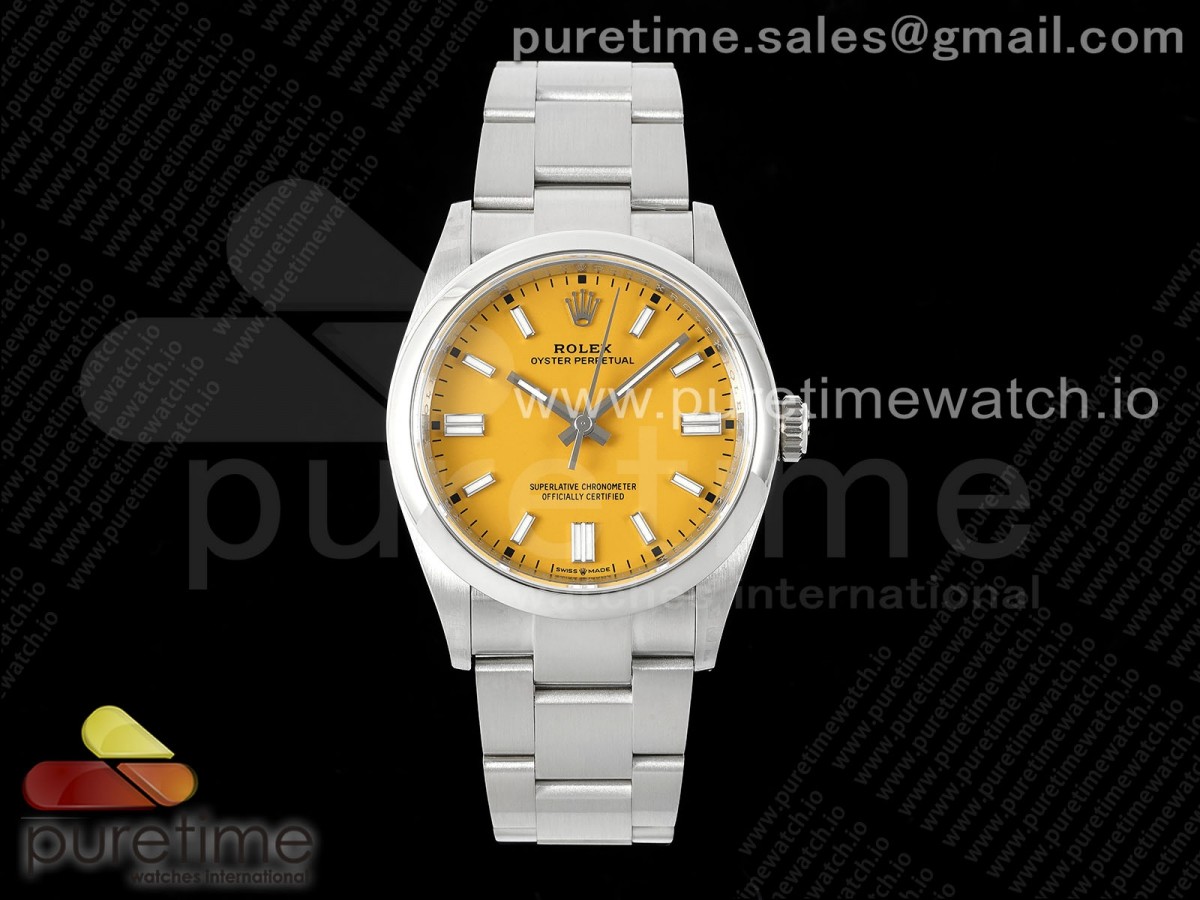 [VSF] Rolex Oyster Perpetual 126000 36mm 904L Steel Yellow Dial VS3235