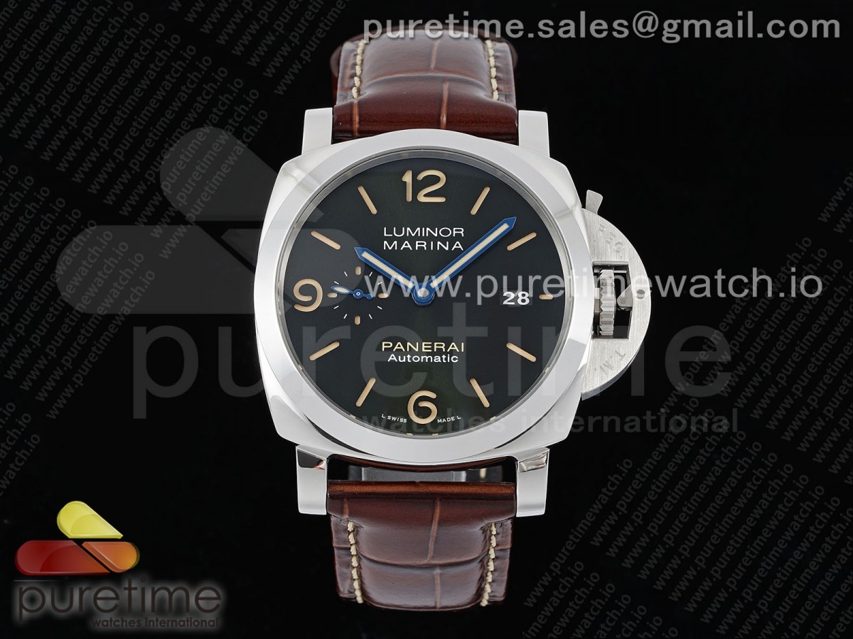 [VSF] Panerai PAM1116 W Green Dial on Brown Leather Strap P.9010 Clone