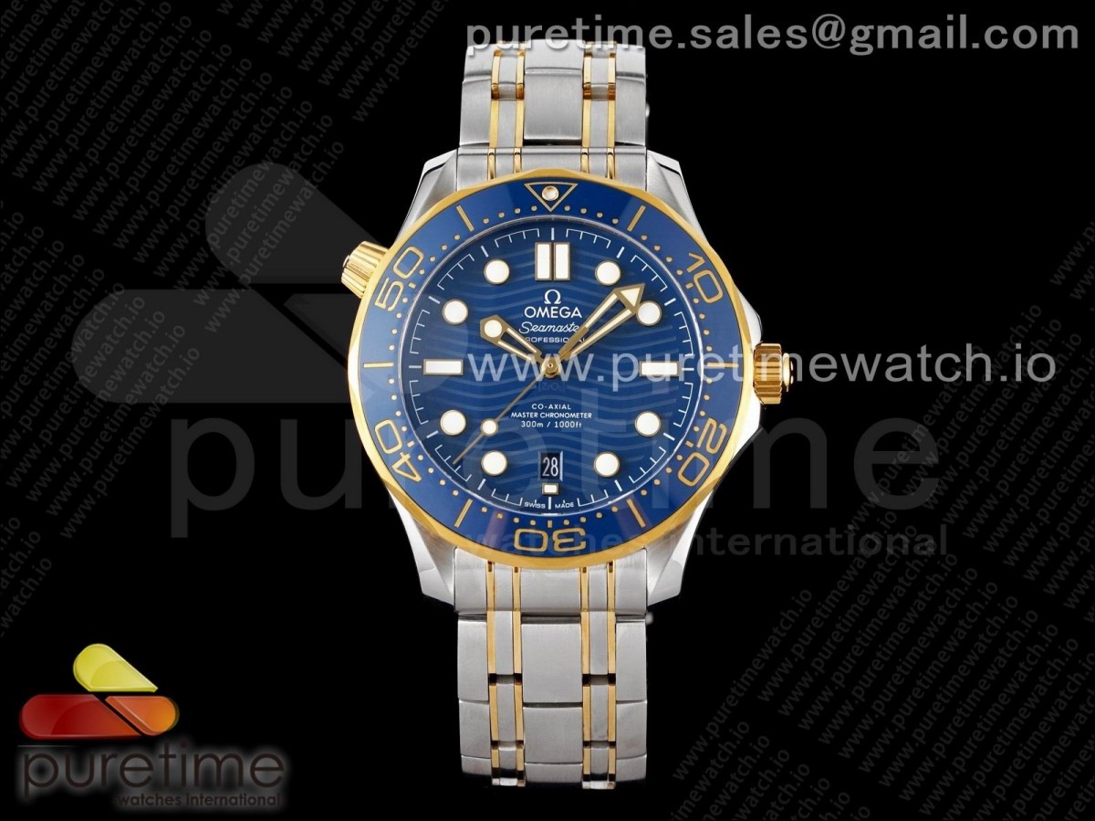 [VSF] Omega 2018 Seamaster Diver 300M SS/YG YG Bezel Blue Dial on SS/YG Bracelet A8800