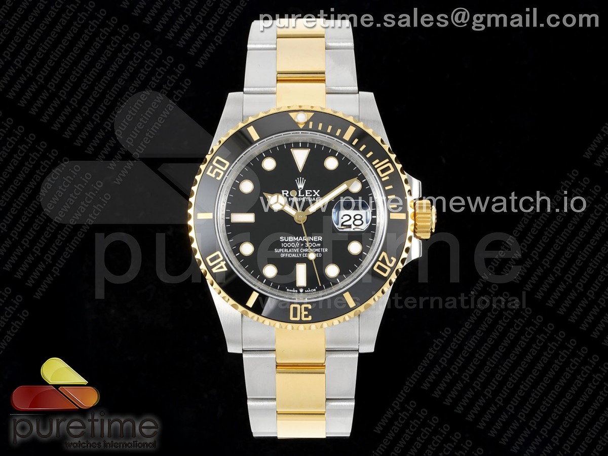 [VSF] Rolex Submariner 126613 LN SS/YG Black Ceramic 904L Steel VS3235