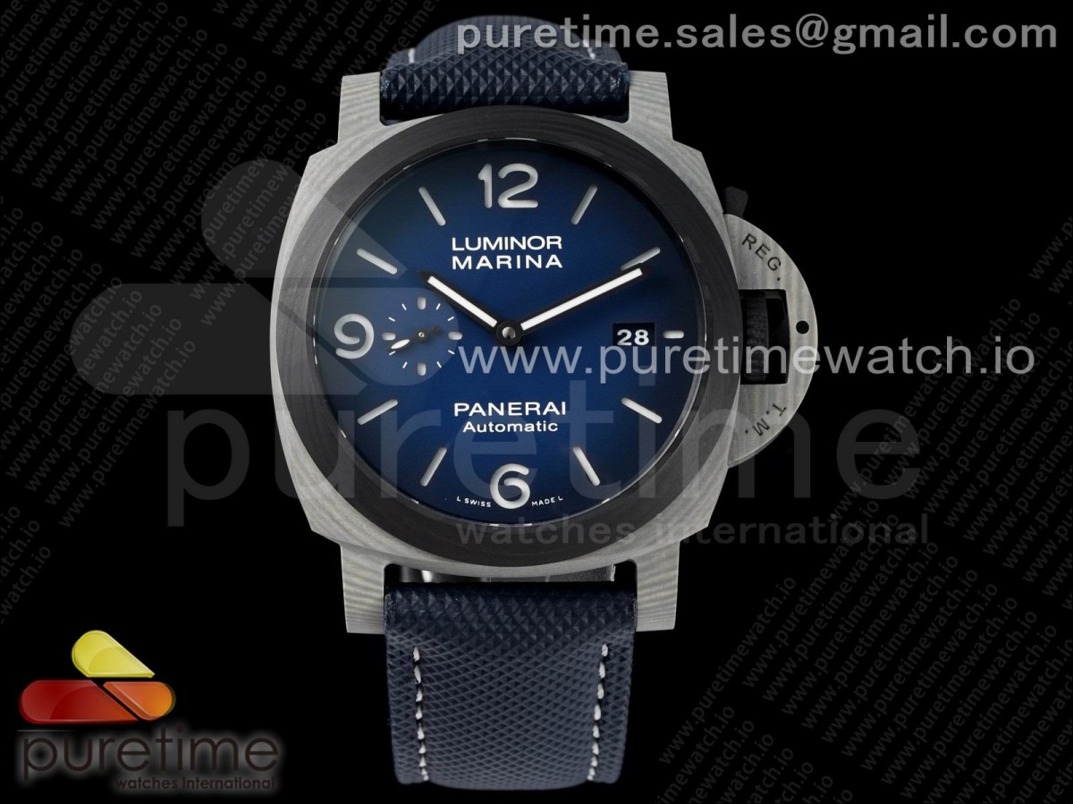 [VSF] Panerai PAM 1663 Carbotech Blue Dial on Blue Kevlar Composite Strap P.9010 Clone