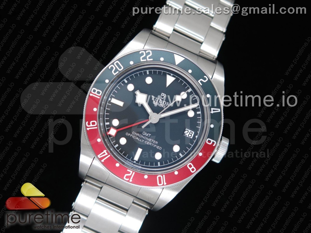 [ZF] Tudor Black Bay GMT Pepsi Blue/Red Bezel on SS Bracelet A2836