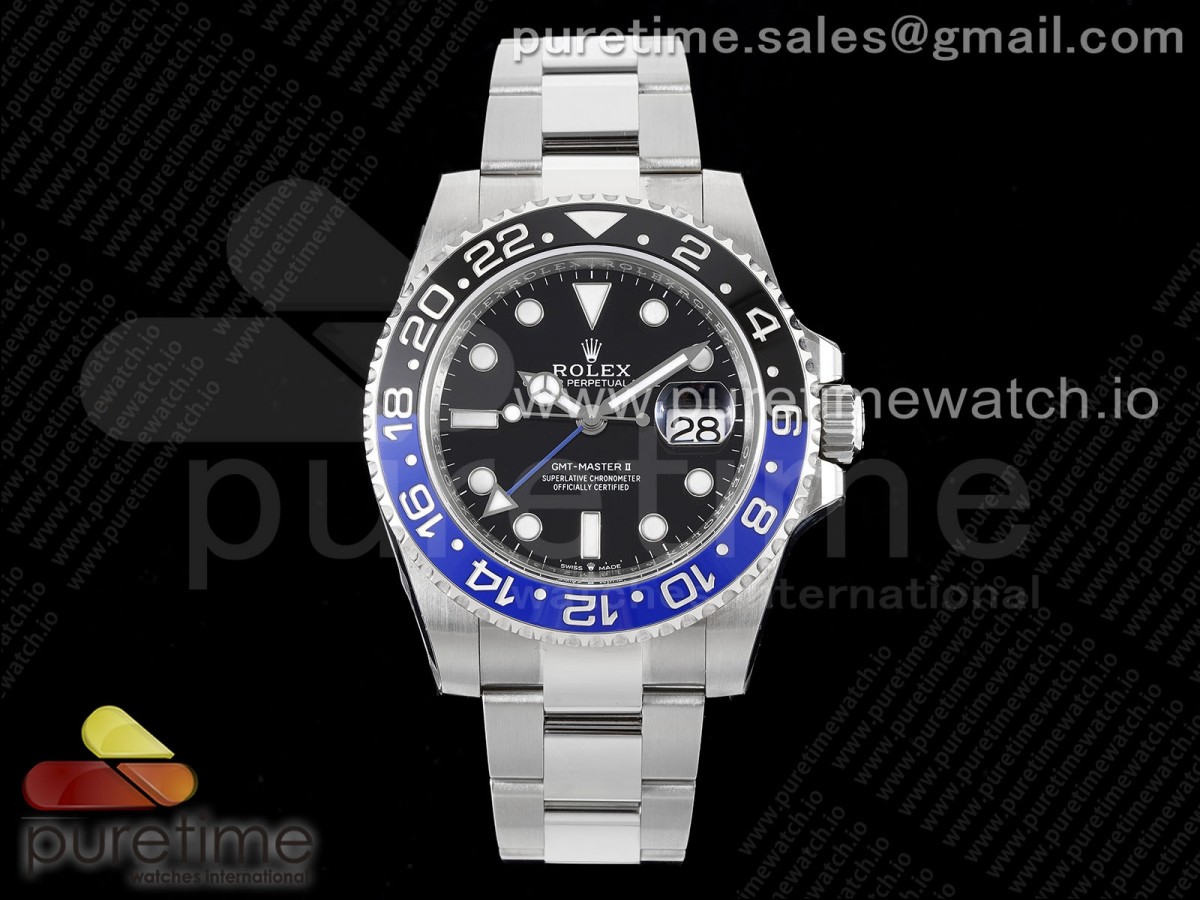 [Clean] Rolex GMT-Master II 126710 BLNR Blue/Black Ceramic on Oyster Bracelet DD3285 CHS